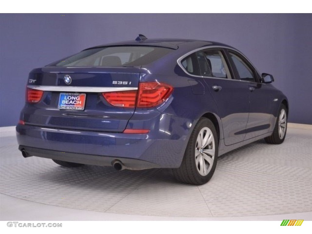 2013 5 Series 535i Gran Turismo - Deep Sea Blue Metallic / Black photo #7