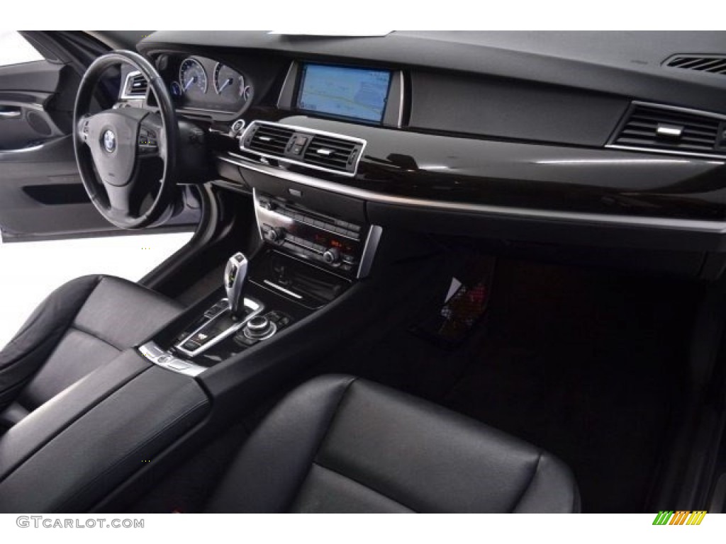 2013 5 Series 535i Gran Turismo - Deep Sea Blue Metallic / Black photo #16