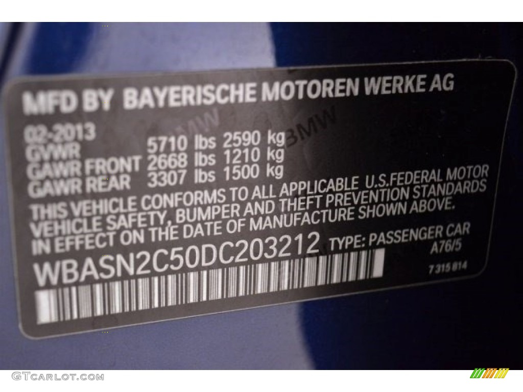 2013 5 Series 535i Gran Turismo - Deep Sea Blue Metallic / Black photo #30