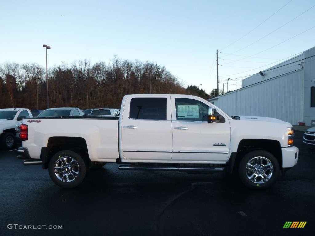 2017 Silverado 2500HD High Country Crew Cab 4x4 - Summit White / Dark Ash/Jet Black photo #4