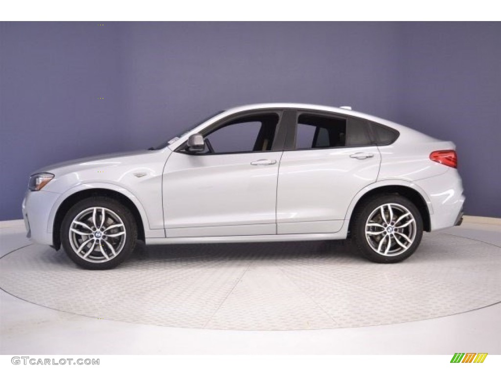 2017 X4 M40i - Glacier Silver Metallic / Beige/Black photo #4