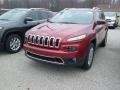 2017 Deep Cherry Red Crystal Pearl Jeep Cherokee Limited 4x4  photo #1