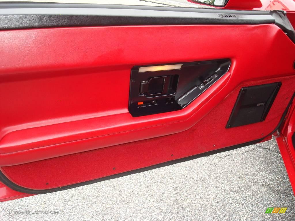 1988 Corvette Coupe - Flame Red / Red photo #12
