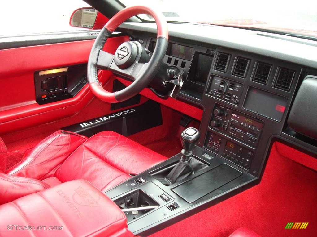 1988 Corvette Coupe - Flame Red / Red photo #15