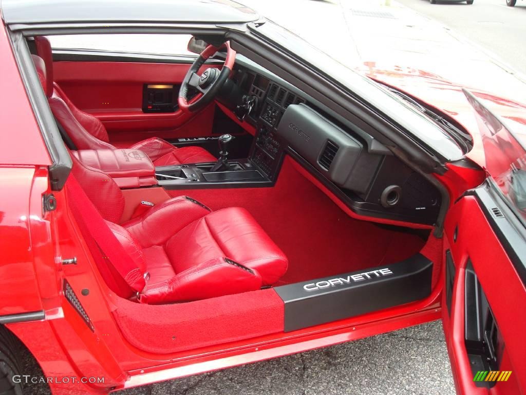 1988 Flame Red Chevrolet Corvette Coupe 11771104 Photo 16