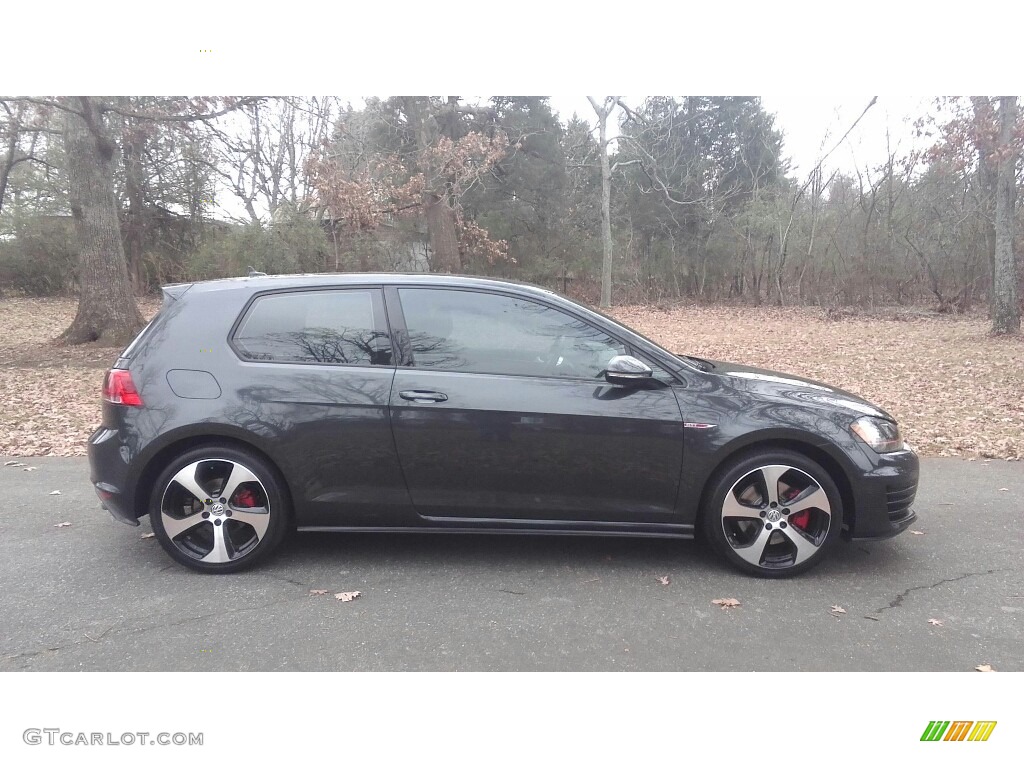 Carbon Steel Metallic 2016 Volkswagen Golf GTI 2 Door 2.0T S Exterior Photo #117777301