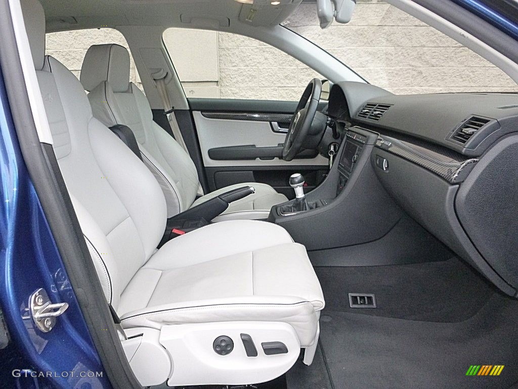 Silver Interior 2008 Audi RS4 4.2 quattro Sedan Photo #117777889