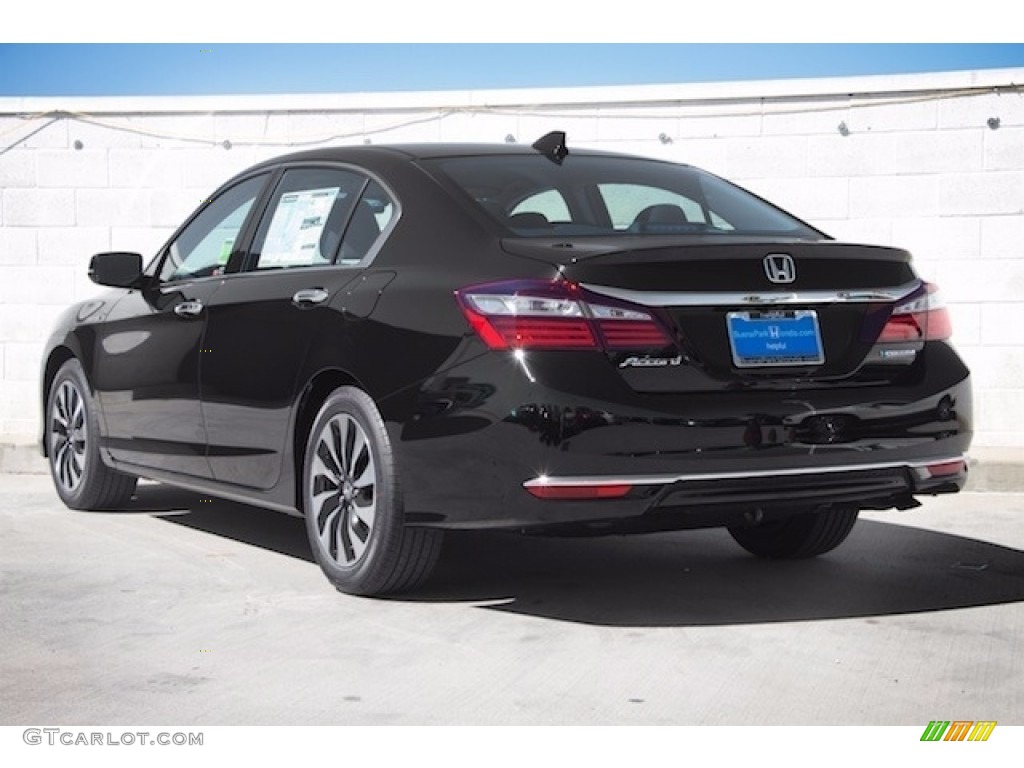 2017 Accord Hybrid Sedan - Crystal Black Pearl / Black photo #2