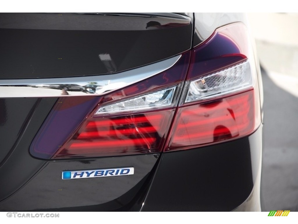 2017 Accord Hybrid Sedan - Crystal Black Pearl / Black photo #3