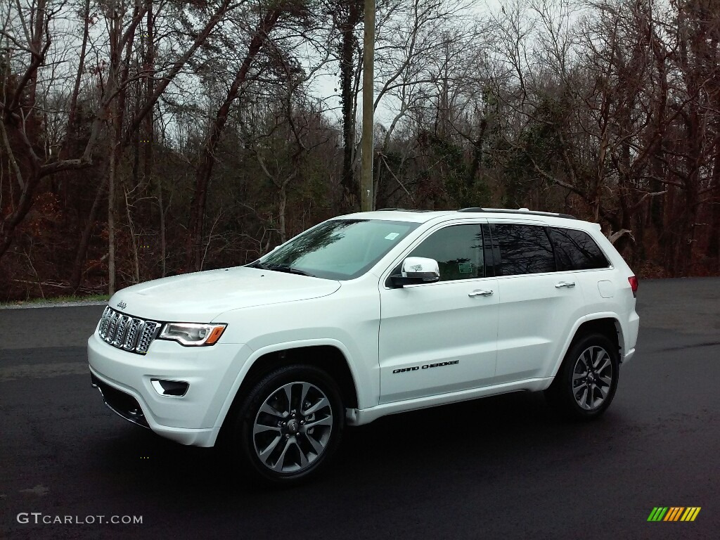 2017 Grand Cherokee Overland 4x4 - Bright White / Brown/Light Frost Beige photo #2
