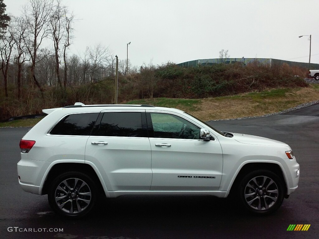 2017 Grand Cherokee Overland 4x4 - Bright White / Brown/Light Frost Beige photo #5