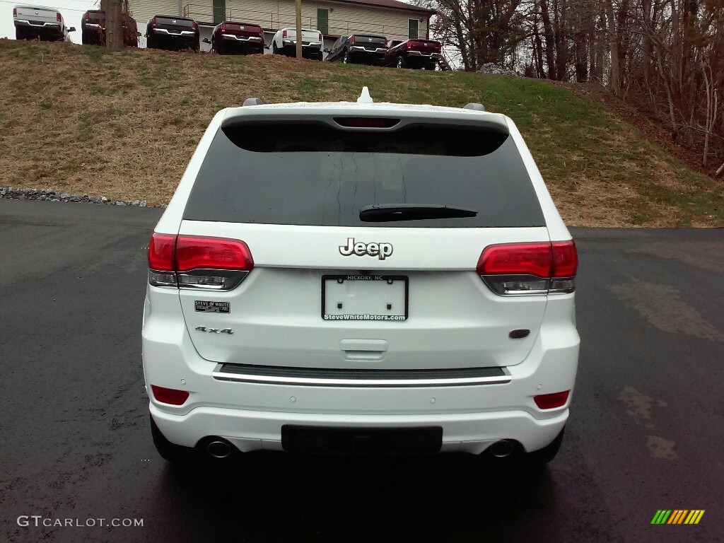 2017 Grand Cherokee Overland 4x4 - Bright White / Brown/Light Frost Beige photo #7