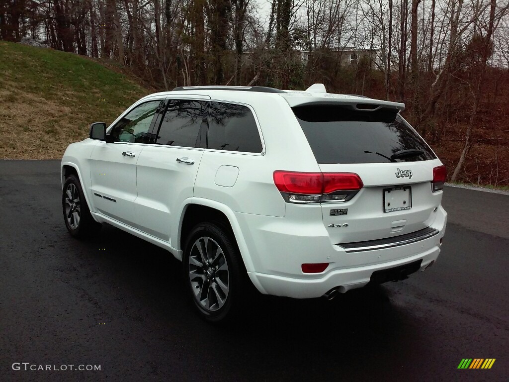2017 Grand Cherokee Overland 4x4 - Bright White / Brown/Light Frost Beige photo #8