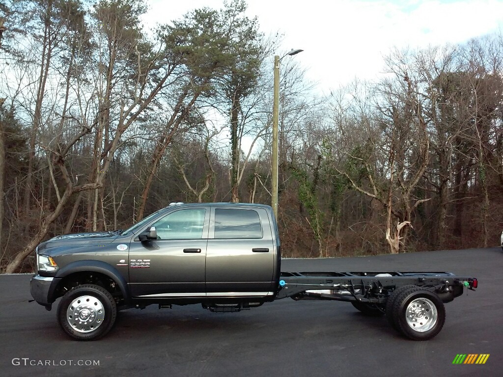 Granite Crystal Metallic 2017 Ram 5500 Tradesman Crew Cab 4x4 Chassis Exterior Photo #117780226