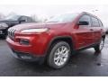 2017 Deep Cherry Red Crystal Pearl Jeep Cherokee Sport  photo #1