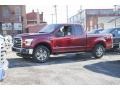 2017 Ruby Red Ford F150 XLT SuperCab 4x4  photo #1