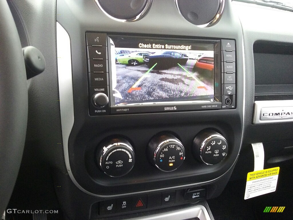 2017 Compass Latitude 4x4 - True Blue Pearl / Dark Slate Gray photo #8