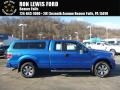 2014 Blue Flame Ford F150 STX SuperCab 4x4  photo #1