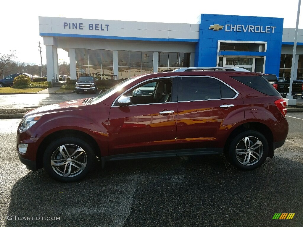 2017 Equinox Premier AWD - Siren Red Tintcoat / Jet Black photo #3