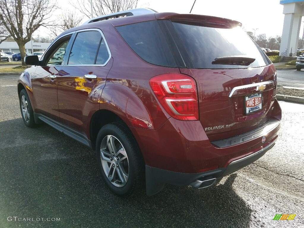 2017 Equinox Premier AWD - Siren Red Tintcoat / Jet Black photo #4