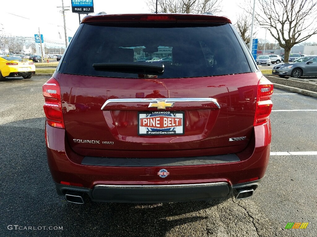 2017 Equinox Premier AWD - Siren Red Tintcoat / Jet Black photo #5
