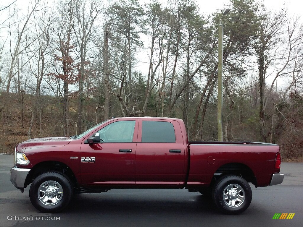 2017 2500 Tradesman Crew Cab 4x4 - Delmonico Red Pearl / Black/Diesel Gray photo #1