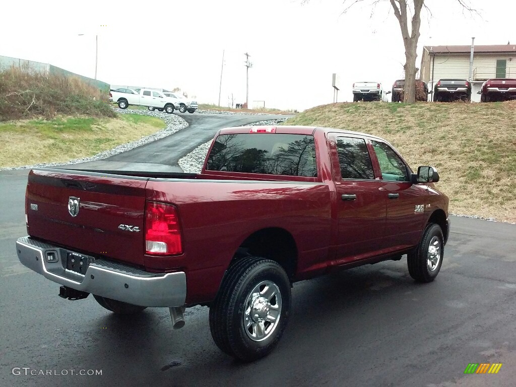 2017 2500 Tradesman Crew Cab 4x4 - Delmonico Red Pearl / Black/Diesel Gray photo #6