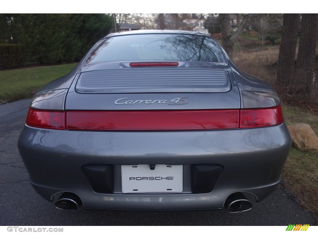 2002 911 Carrera 4S Coupe - Seal Grey Metallic / Graphite Grey photo #5