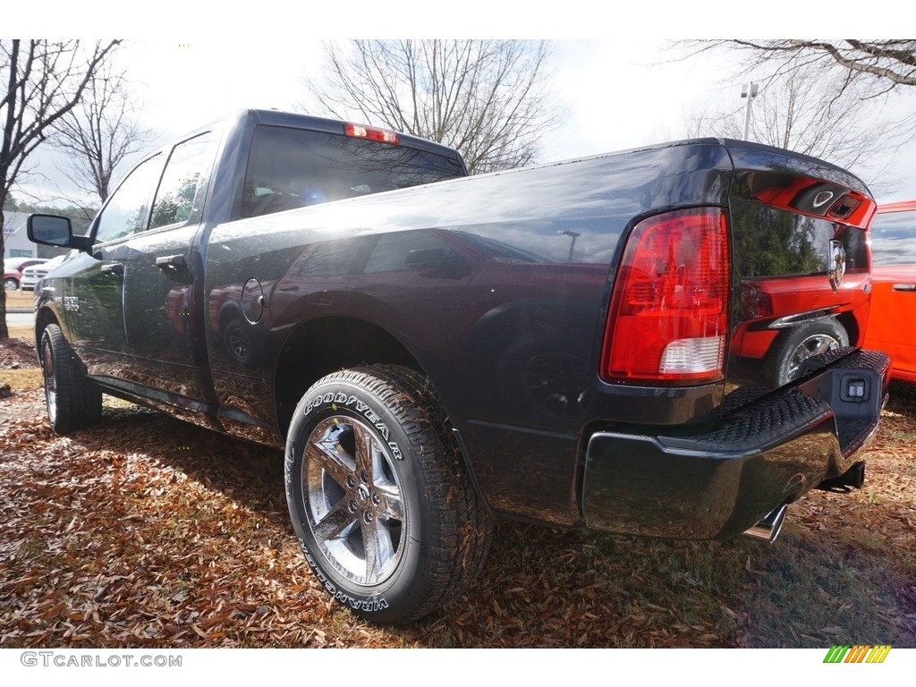 2017 1500 Express Quad Cab 4x4 - Maximum Steel Metallic / Black/Diesel Gray photo #2