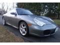 2002 Seal Grey Metallic Porsche 911 Carrera 4S Coupe  photo #8