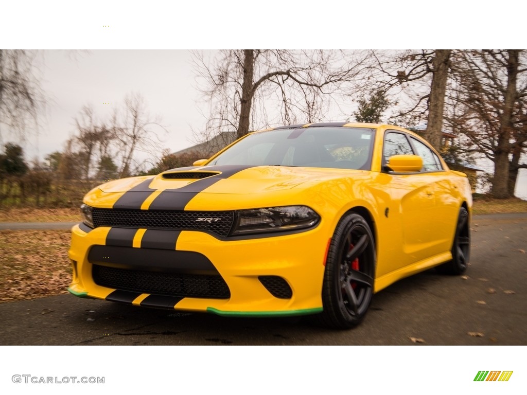 2017 Charger SRT Hellcat - Yellow Jacket / Black photo #2