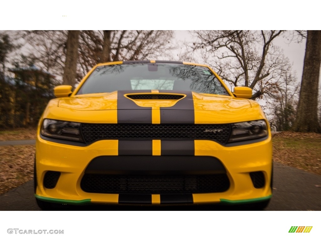 2017 Charger SRT Hellcat - Yellow Jacket / Black photo #3
