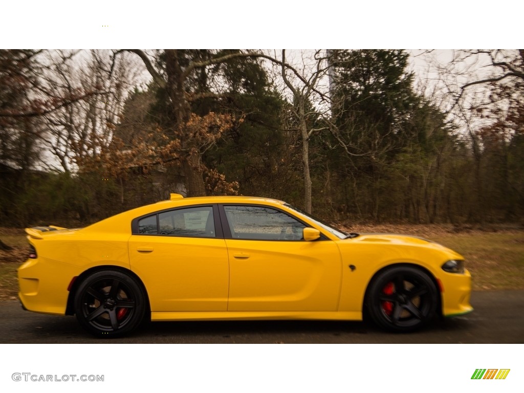2017 Charger SRT Hellcat - Yellow Jacket / Black photo #5