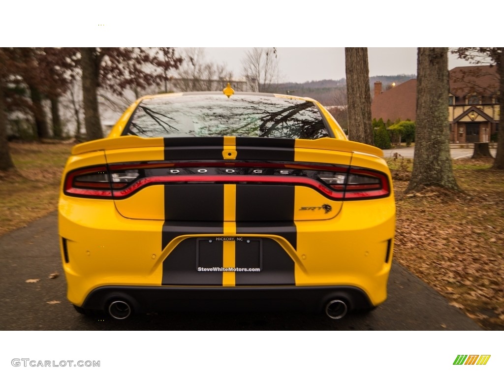2017 Charger SRT Hellcat - Yellow Jacket / Black photo #7