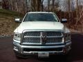 Pearl White - 3500 Laramie Mega Cab 4x4 Dual Rear Wheel Photo No. 3