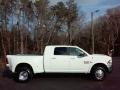 Pearl White - 3500 Laramie Mega Cab 4x4 Dual Rear Wheel Photo No. 5