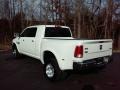 Pearl White - 3500 Laramie Mega Cab 4x4 Dual Rear Wheel Photo No. 6