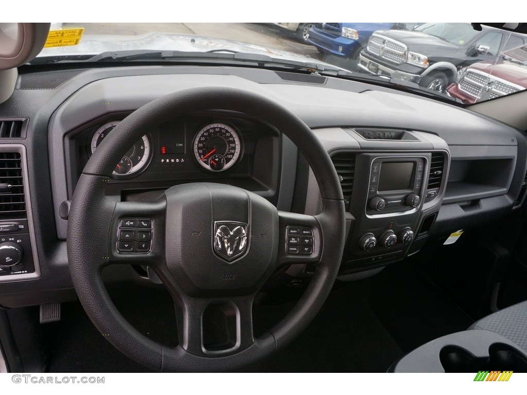 2017 1500 Express Quad Cab - Bright Silver Metallic / Black/Diesel Gray photo #8