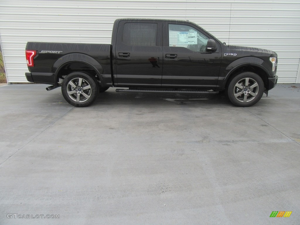 2017 F150 XLT SuperCrew - Shadow Black / Black photo #3