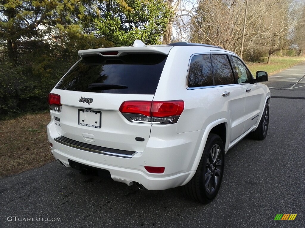 2017 Grand Cherokee Overland 4x4 - Bright White / Brown/Light Frost Beige photo #6