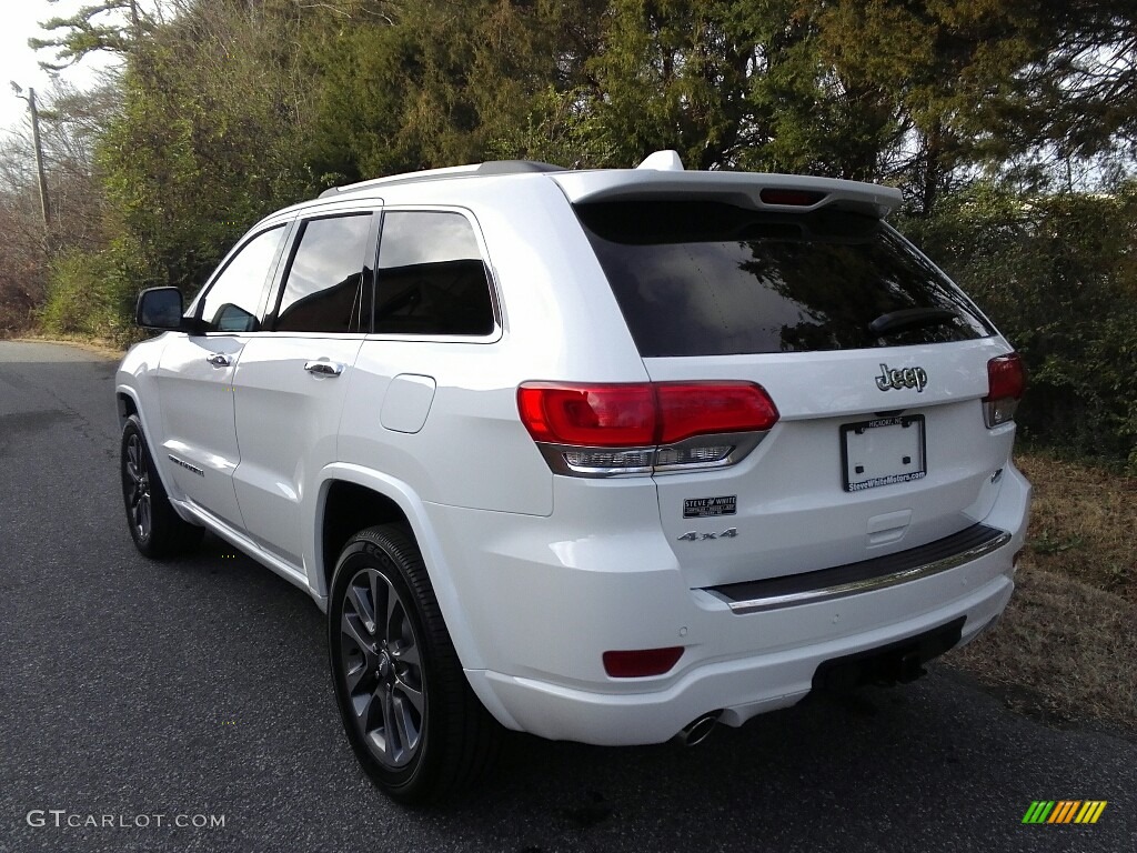 2017 Grand Cherokee Overland 4x4 - Bright White / Brown/Light Frost Beige photo #8