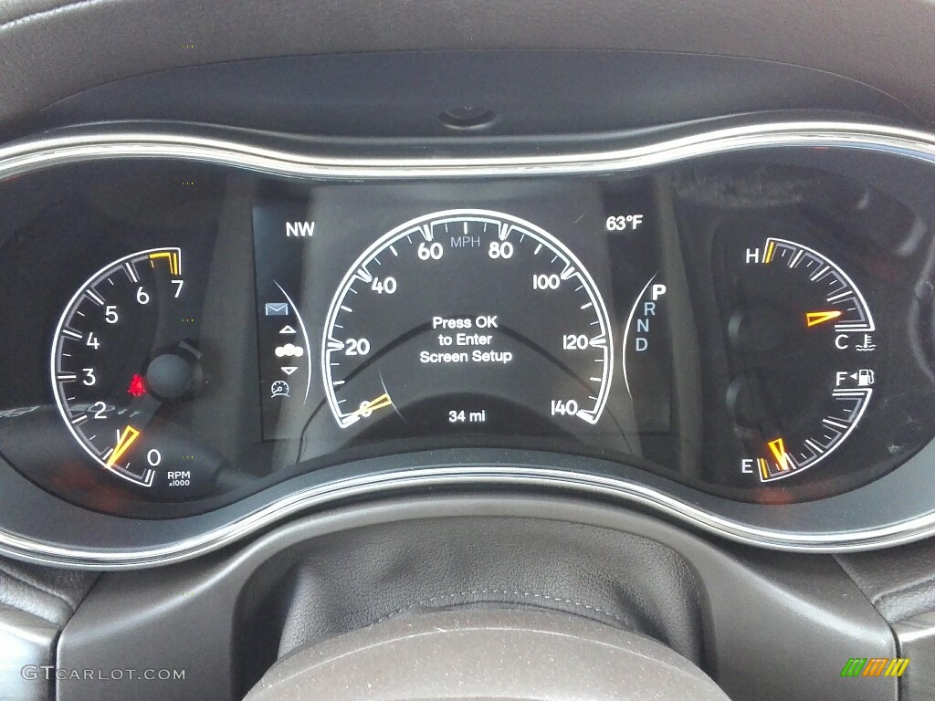 2017 Grand Cherokee Overland 4x4 - Bright White / Brown/Light Frost Beige photo #18