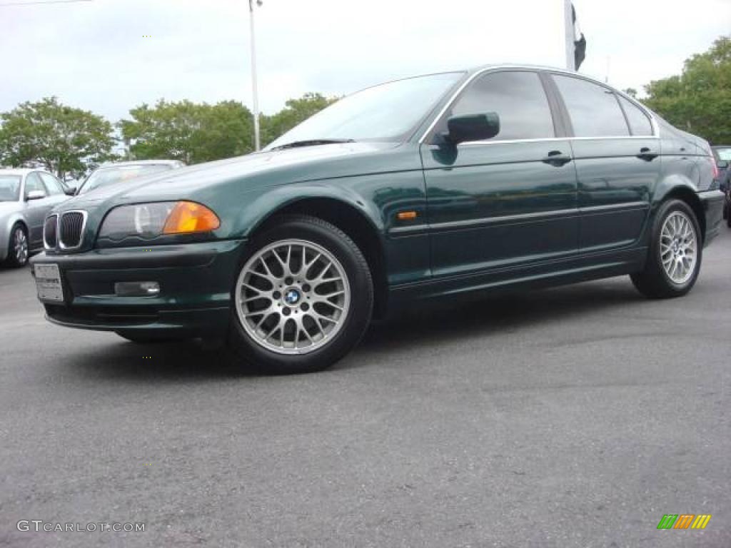 2000 3 Series 328i Sedan - Fern Green Metallic / Sand photo #2