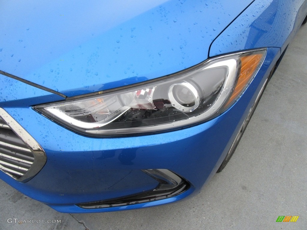 2017 Elantra Limited - Electric Blue / Black photo #9