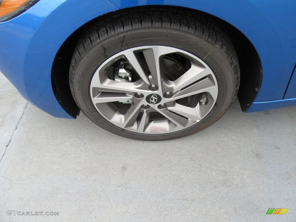 2017 Elantra Limited - Electric Blue / Black photo #11