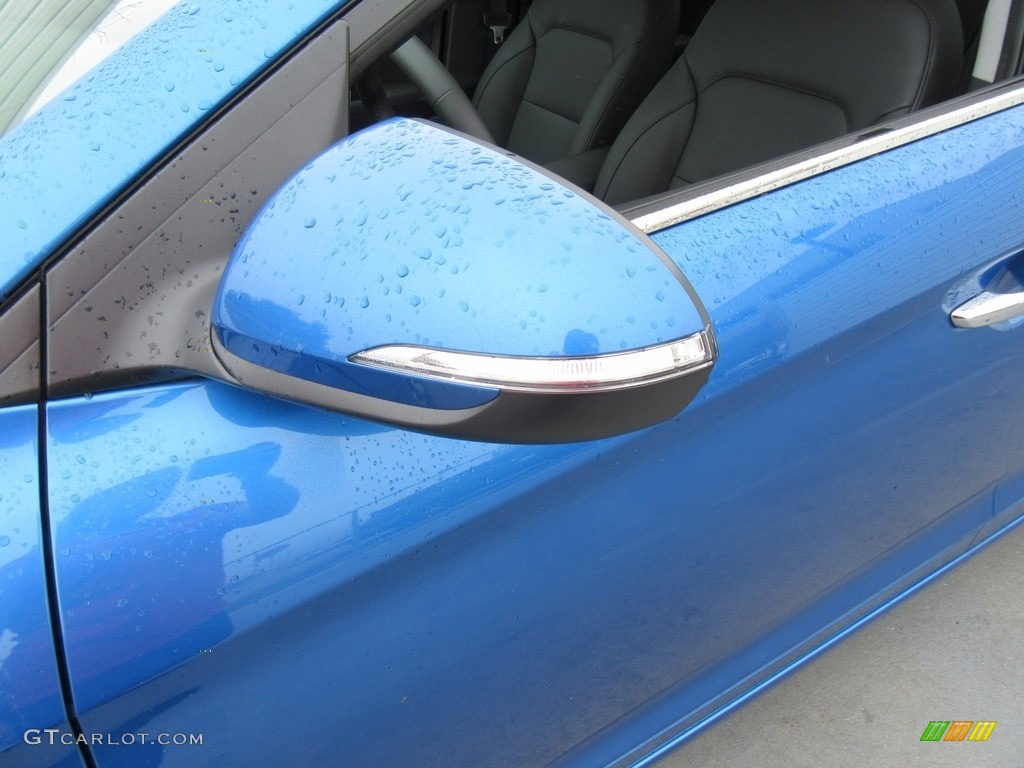 2017 Elantra Limited - Electric Blue / Black photo #12