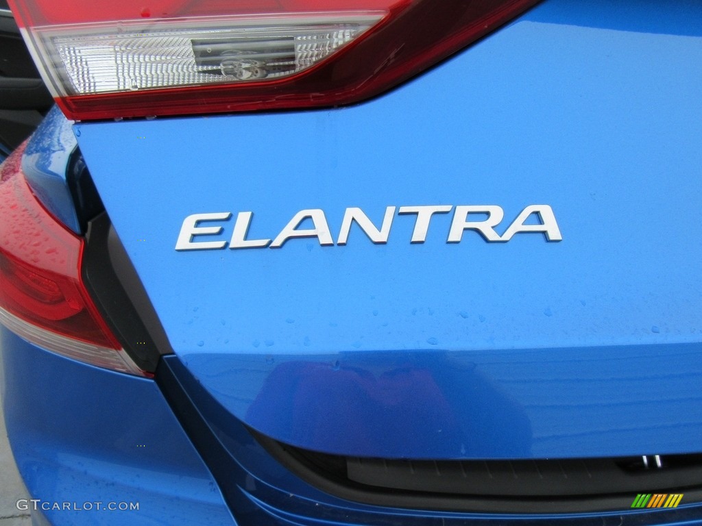 2017 Elantra Limited - Electric Blue / Black photo #14
