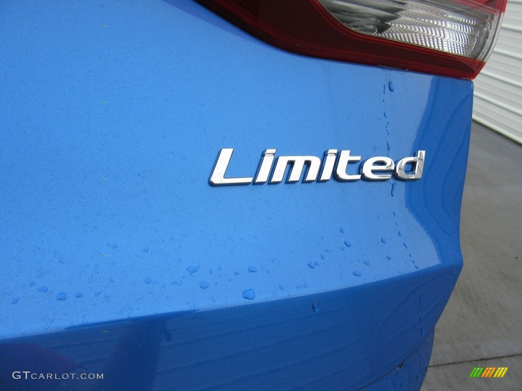 2017 Elantra Limited - Electric Blue / Black photo #15