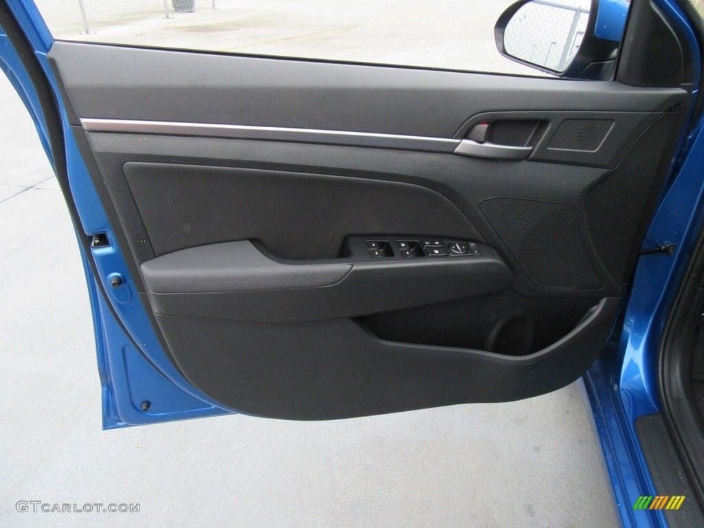 2017 Elantra Limited - Electric Blue / Black photo #20