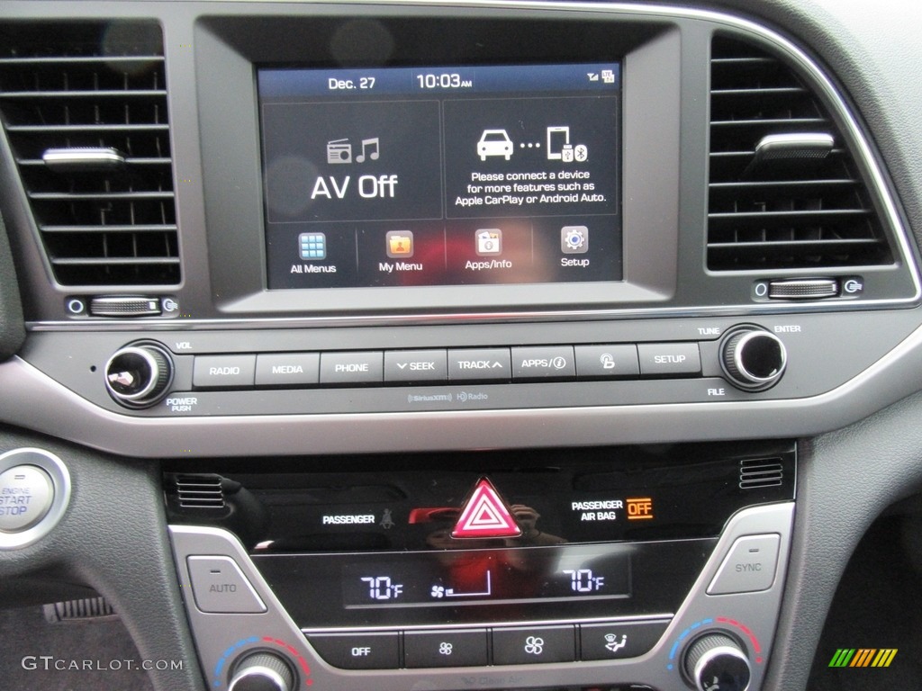 2017 Elantra Limited - Electric Blue / Black photo #26
